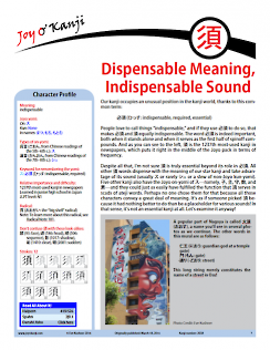 Cover of essay 2038 on 須, titled "Dispensable Meaning, Indispensable Sound"